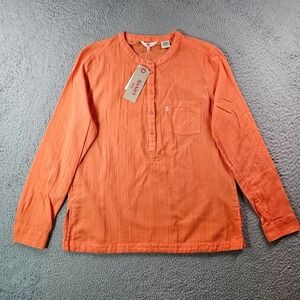 $54 NWT Levi's Tunic Top Women Small Pullover‎ Long Sleeve Orange